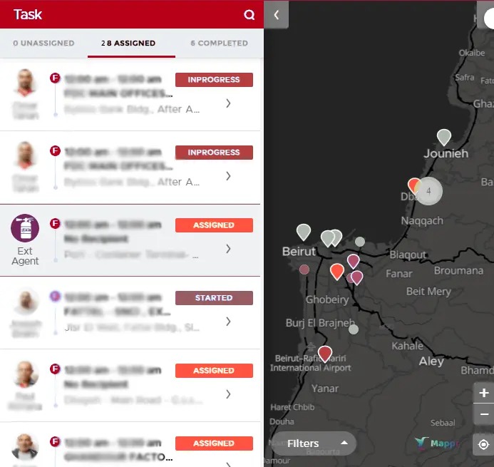 ZOD360 Smart Operations - Live Tracking