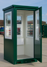 High-Security Steel Booth Installation