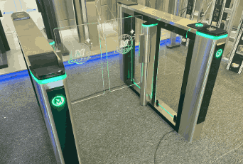 ZOD Entrance Speed Gates in Operation